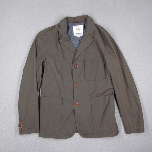 Golden Bear Other - Golden Bear Unionmade Mens Olive Cotton Chore Blazer Jacket Made in USA Medium